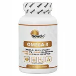 Toidulisand Omega 3 330 EPA / 220 DHA + D3, K2, E, 100 kapslit, Sowelo