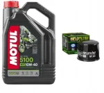 Motul 5100 mootori&otilde;li 10W40 4 l + HIFLOFILTRO HF303 &otilde;lifilter