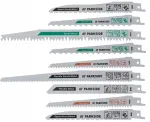 Tagasik&auml;igu saetera terad, 9 tk, Parkside, Bosch, Metabo, Hitachi