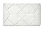 Valge libisemiskindel vannitoa matt, h&auml;sti imav, 50x80 cm