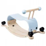 Puidust tasakaalu jalgratas ROCKER 2in1, pastelltoonides