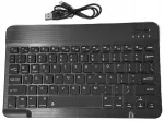 10" Bluetooth traadita klaviatuur must
