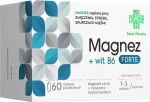 Toidulisand HEALTH WORLD MAGNESIUM + VITAMIN B6 FORTE, 60 tabletti