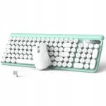 Juhtmevaba klaviatuur ja hiir RaceGT, Hispaania QWERTY, piparm&uuml;ndiroheline, 2,4 GHz