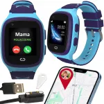 Laste nutikell GPS, SIM, videok&otilde;nede, s&otilde;numitega, sinine
