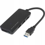 USB-jaotur Renkforce, 3 USB, SD, microSD