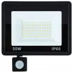 LED projektor liikumis- ja valguseanduriga, 50W, 6000K, IP66