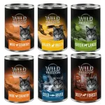 Wild Freedom Adult niiske kassitoit, 6 x 400 g, erinevad maitsed