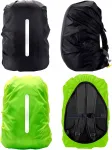 Seljakoti vihmakate X2, must/roheline, 30&ndash;40 l