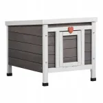 Kassimaja SucceBuy, 51x42x42 cm, 5,78 kg, hall, seedripuu/asfaldi katus