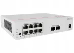 S5751-L8P2J-RUA v&otilde;rgul&uuml;liti, 8x1GE RJ45 (PoE+ 128W), 2x2.5G SFP, L2, passiivne jahutus, PSU
