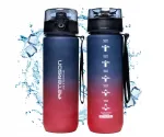 Motivatsiooniline 750 ml BPA-vaba spordipudel tilaga