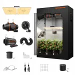 Kasvukomplekt: Spider Farmer SF2000 LED, 1.2x0.6 m telk, 6&rdquo; ventilaator, 4&rdquo; &otilde;hueraldaja