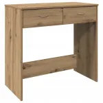 Kirjutuslaud, 80x40x75 cm, tammepuuv&auml;rv, sahtlitega
