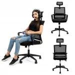 Kontoritool FURVERO, ergonoomiline, p&ouml;&ouml;rleva alusega, Basic Plus