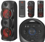 Juhtmevaba Bluetooth-k&otilde;lar FM-raadioga, puldiga ja valgustusega, 70 W, TWS