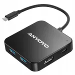 ANYOYO HB-PM31 USB jagaja, 6 pesa