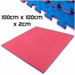 Spordimatt basseini alla, 1 m x 1 m x 2 cm, pusle