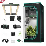 Kasvatustelk Mars Hydro 80x80x160 cm FC 1500 EVO 150W LED lambiga ja 6" ventilaatoriga
