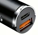 20W autolaadija, USB-C ja USB-A, metallist