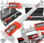 Elektrooniline digitaalne metallist sulgudes m&otilde;&otilde;tja LCD 150 mm