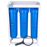 Veefilter Triple filter Big Blue 20" manomeetri ja raamikomplektiga, 1&rdquo; Aquafilter HHBB20B