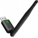 Traadita v&otilde;rguadapter AX300, WiFi 6, USB, 300 Mbps, WPA3, NANO antenniga