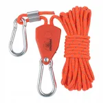 Reguleeritav 4 mm, 4 m oranž rullik koos ratchet mehhanismiga