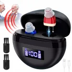 Mini kuuldeaparaadi v&otilde;imendi, 3 g, USB laaditava karbiga, laadimine 1,5 h