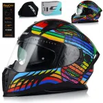 Mootorrattakiiver CGM 311A BLAST Skull, matt, antifog-kattega