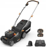 WORX WG737E juhtmevaba muruniiduk, 40V, 2x4Ah, 37 cm, 40 l
