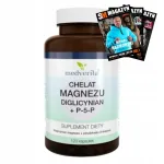 Toidulisand MEDVERITA MAGNESIUM CHELAT + P-5-P, 120 kapslit
