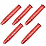 Telgi laagrid, alumiiniumist, U-kujuline, 23 cm, 5 tk, punased