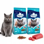 Kuiv kassitoit PreVital tuuniga, 2 x 1,4 kg