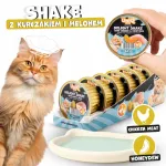 Uniq Pets m&auml;rg kassitoit kreem kanaliha ja meloniga, 60 g, 6 tk