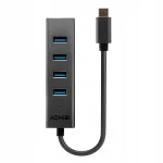Lindy USB jagaja, 4 porti, USB 3.2 Gen 1, Type-C