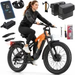 Elektriline motoroller ZAZAWORK CF26 MAX, 2000W, 48V 25Ah, laiad rehvid, kuni 50 km/h