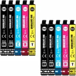 405 XL tindikassettide komplekt Epson WF-4830, WF-3820, 10 tk
