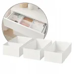 Sahtlikarpide komplekt IKEA SKUBB, 3 tk, valged, 20x38x12 cm