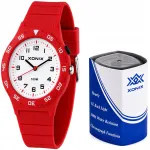 Kell XONIX punane 10 ATM LED-taustvalgusega Jaapani mehhanism Y121E