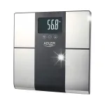 Adler vannitoa kaalud anal&uuml;saatoriga, LCD, kuni 225 kg