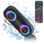 Kaasaskantav veekindel Bluetooth k&otilde;lar, 30 W, 24 h m&auml;nguaega, RGB valgustus