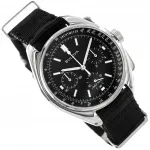 Meeste k&auml;ekell Bulova 96A225 Lunar Remote Control musta rihmaga, kronograafiga