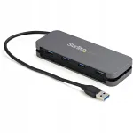 4-port USB 3.2 Gen 1 (5 Gb/s) jaotur 28 cm kaabliga