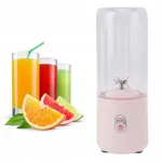 Juhtmevaba kaasaskantav blender klaasmahuga 500 ml, 35 W, roosa