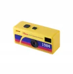 Mini digitaalne G6 THUMB retro HD 1984 kaamera, kollane, v&otilde;tmehoidja