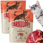 Carnilove steriliseeritud kassidele kuivtoit veiselihaga, 2 x 400 g
