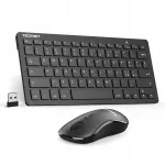 Juhtmevaba klaviatuur ja hiir TECKNET 2.4G USB, QWERTY, arvutitele ja teleritele