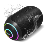 Kaasaskantav Bluetooth k&otilde;lar RIENOK S4, IPX7, RGB valgustus, TWS, USB-C, SD, AUX, 2400mAh, 10 tundi