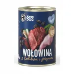 M&auml;rg koeratoit John Dog noortele kutsikatele, veise-, kanaj&auml;nese- ja p&otilde;ldmarjaga, 400 g